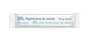 Gel Higienizante de manos 400 tubos monodosis